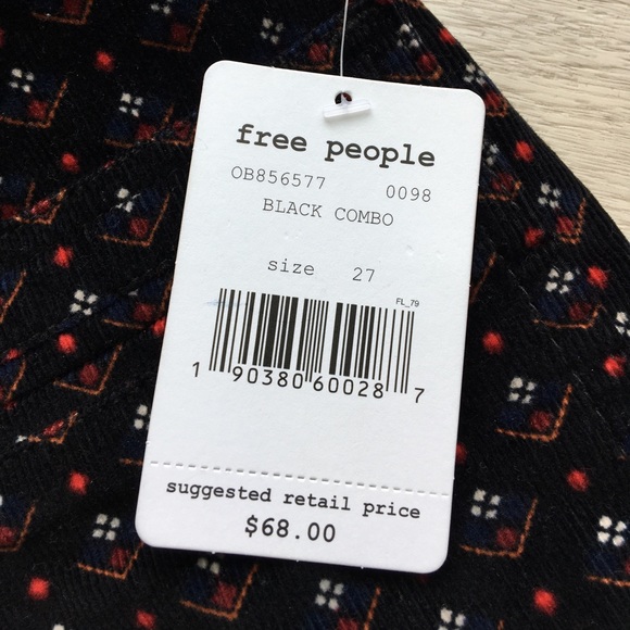 -SOLD- NWT Free People Patterned Skirt - Picture 3 of 3